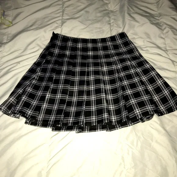 Plaid pleated tennis skirt - Picture 4 of 5